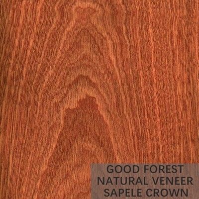 O folheado de madeira natural de Sapele figurou o folheado de madeira da grão para a decoração