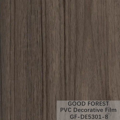 Filme decorativo do PVC da separação espessura Grey Color escuro de 0.25mm - de 0.60mm