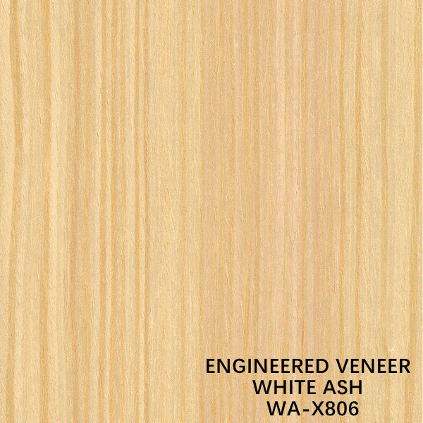 Ash Wood Veneer natural decorativo reconstituído com artesanatos Fineline - de uma grão X806