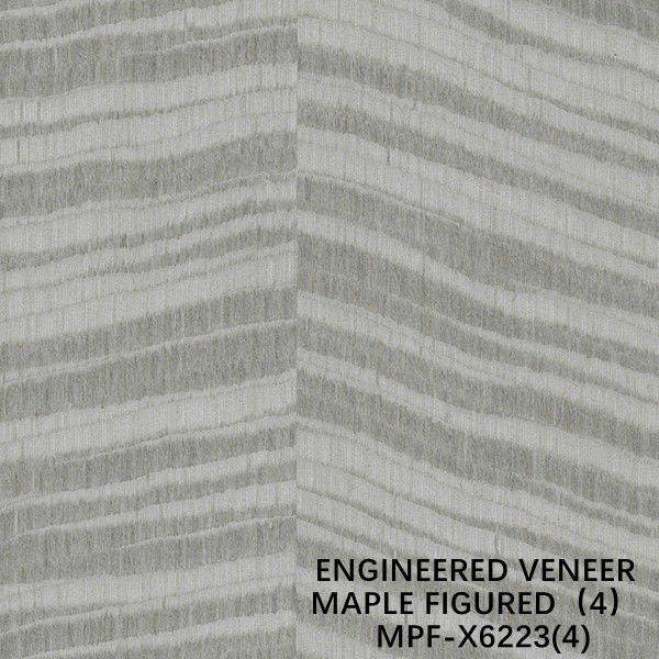 O bordo projetado exótico figurou o folheado de madeira X6223 textura irregular Grey Color Good Supply Capacity tingido de China