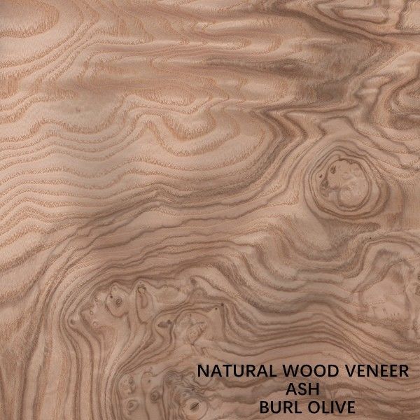 Incomum Madeira de Ceniça Branca Natural Veneer Burl Oliveira Grau AA Para parede Cobertura espessura 0,5 mm