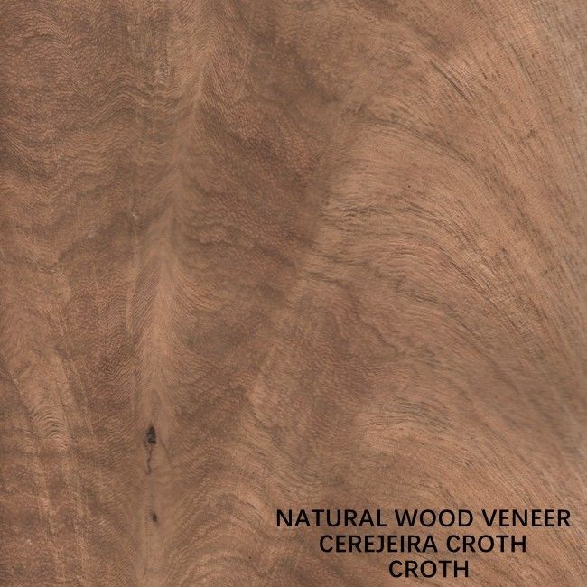 Grão natural de América Cherry Crotch Veneer Aaa Grade da decoração do hotel especialmente