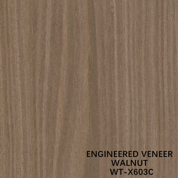 ISO Engenharia de madeira Veneer Crown Cut Marrom Cor Para Porta E Armário Face WT-X603C