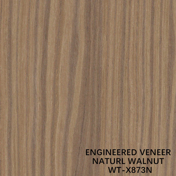 Topo A folheado de madeira de engenharia Nogueira natural Quater Crown Grain 2030/2500/2800/3050 mm de comprimento