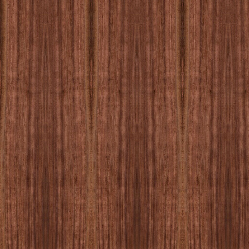 Painel natural 2 da base do armário da grão reta do MDF Bubinga da fantasia 3,6 5 9 12 18 22 25 30mm