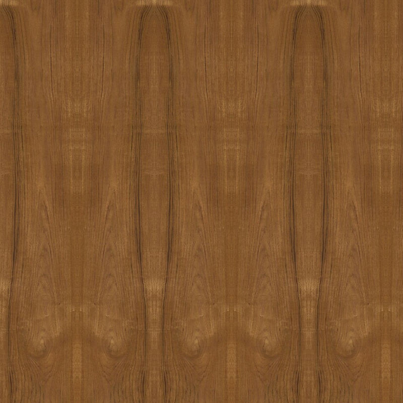 Teca natural Coroa Folheado de madeira contraplacado elegante Placa de aglomerado MDF Placa de base para móveis 2440 2745 mm Comprimento