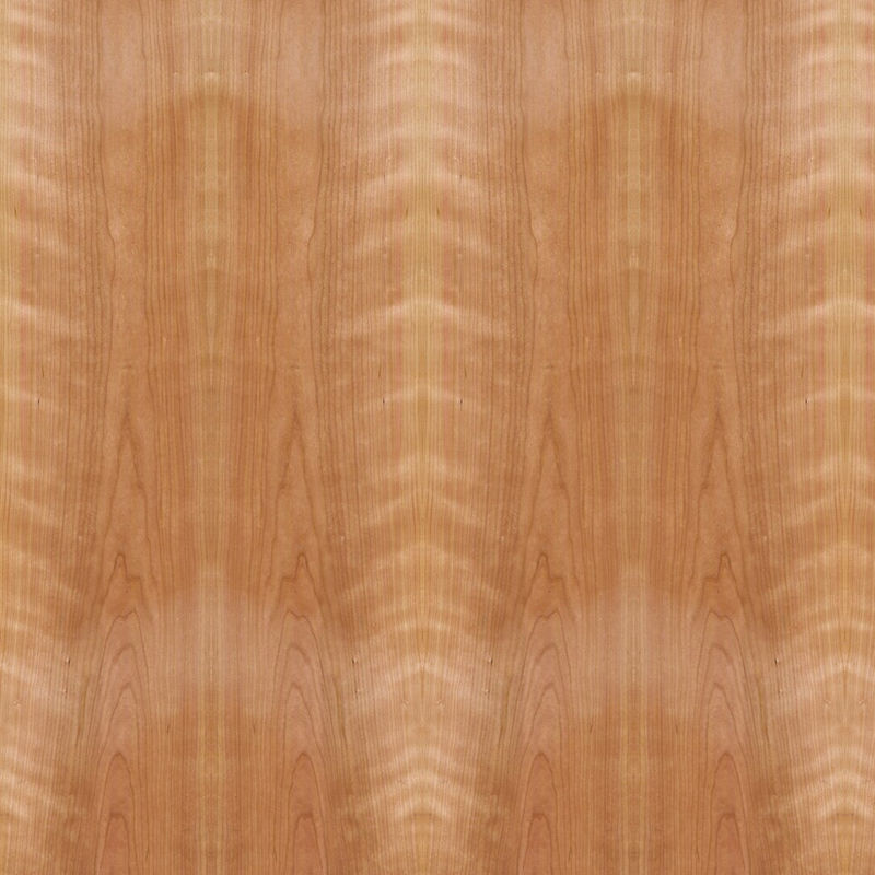 Madeira compensada de cerejeira americana extravagante Coroa cortada folheado de madeira Mdf placa de partícula para móveis e armário