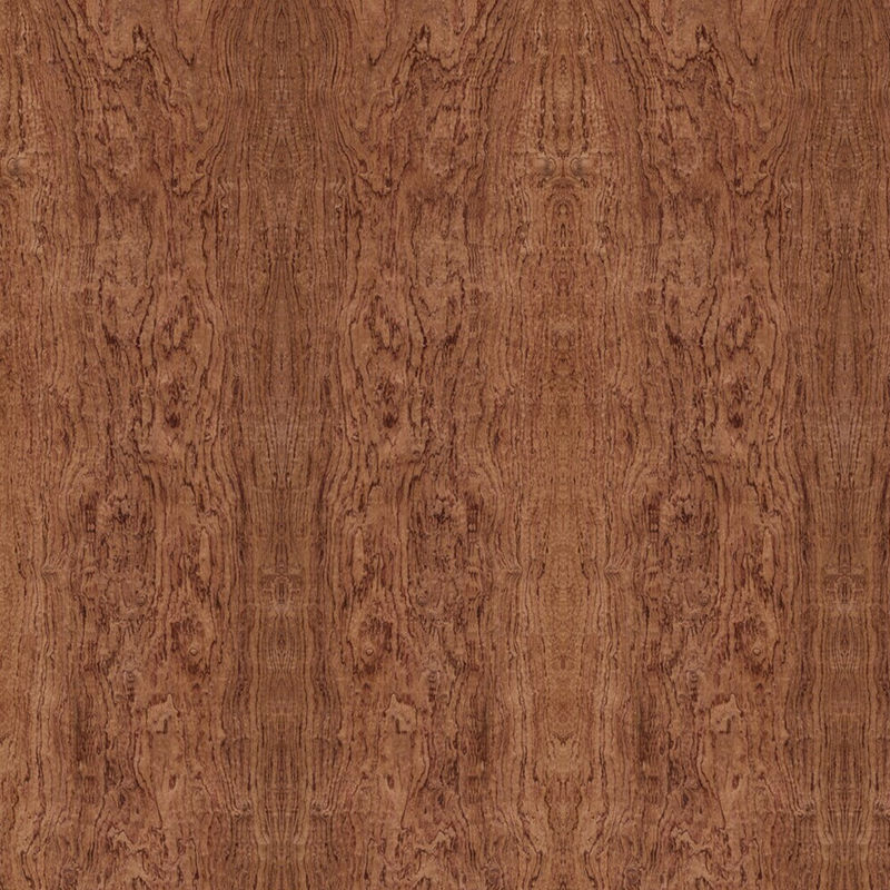 A grão do conjunto da madeira compensada de Bubinga da fantasia de alta qualidade para a decoração 2440/2745/3050mm do hotel alongou a fábrica de China do tamanho