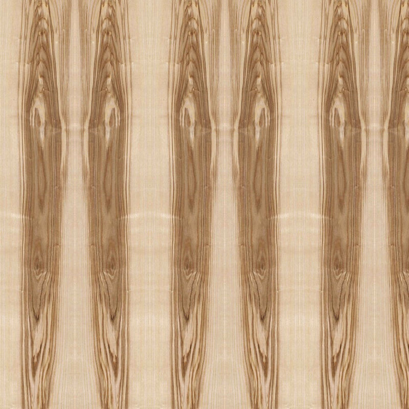 Da espessura natural extravagante de Ash Oliver Wood Veneer Crown Grain 9mm/18mm da placa do MDF o tamanho padrão pode ser Pintura-livre
