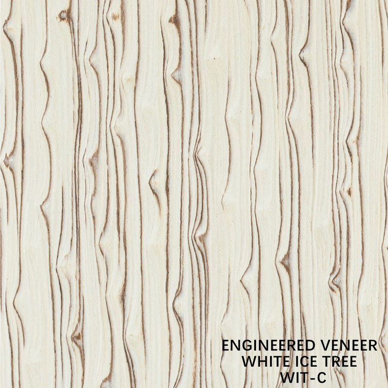 Simulação Madeira Branca de Árvore de Gelo Veneer 3100mm Indoor Decorative Board