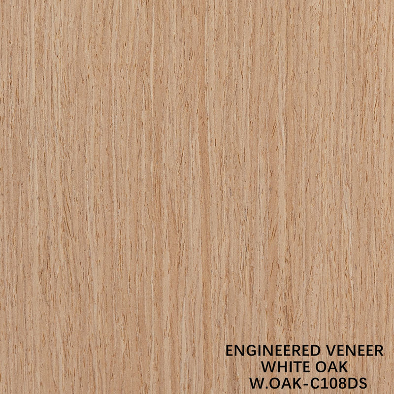 Folhas de Veneer de Madeira Recombinada Branco 108DS Prolongado 2500-3100mm Para Decoração