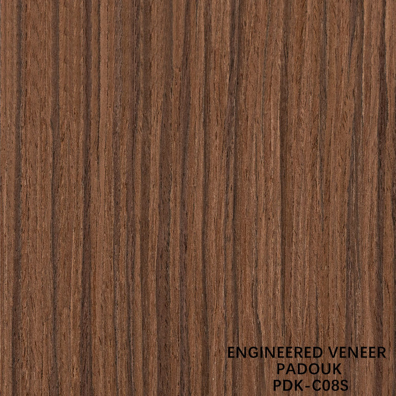 Fancy Engenharia Veneer de madeira de Quandong espessura 0,18-0,6 mm Para decoração de hotel pode ser personalizado PDK-08S/08C