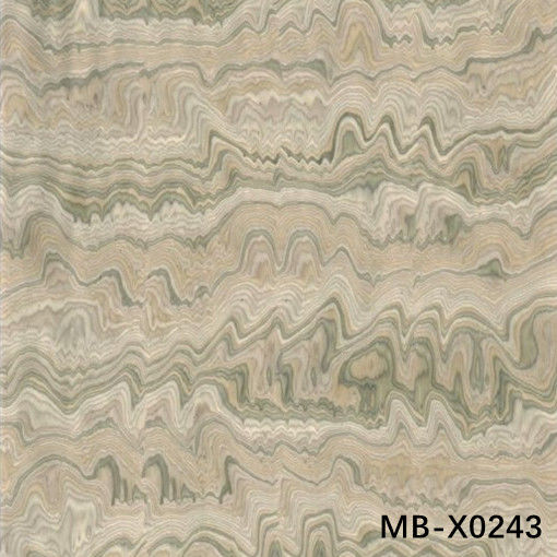 High-End Custom Wood Veneer Marmoreiro MB-X0243 Grão de mármore 0,15-1,0mm espessura para decoração