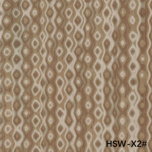High-End Reconstituted Wood Veneer Hollow Square Wood HSW-X2# Personalizado 0,55mm Para painéis de parede China OEM Factory