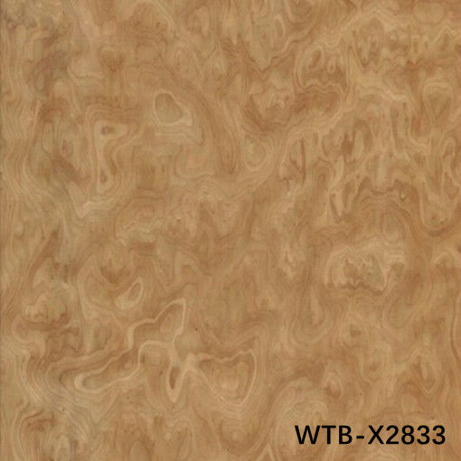 Folheado de madeira recomposto Walnut Burl WTB-X2833 Espessura 0,45 mm Personalizado para decoração de hotel