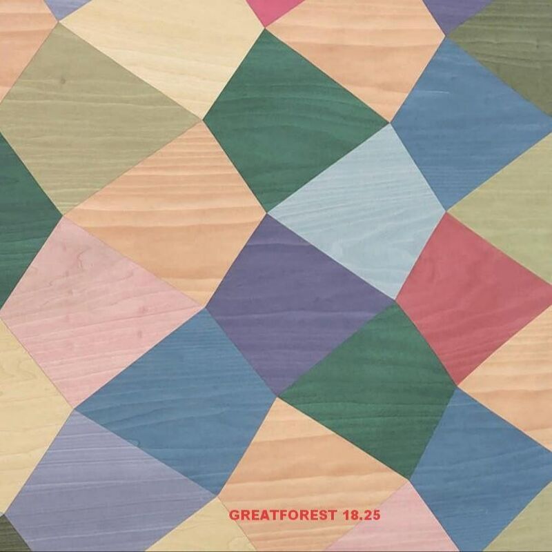 Parquet Artístico Veneer de madeira 2500*640mm Artesanato de forma fixa Art Splicing personalizável para papel de parede