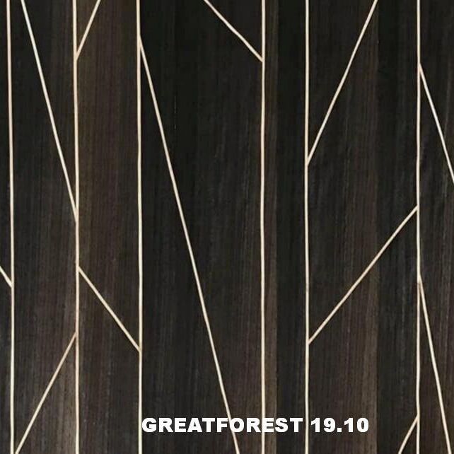 Parquet Artístico Veneer de madeira Geométrica Estética Popular Figura Geométrica 0.50mm Espessura Para Porta de Madeira