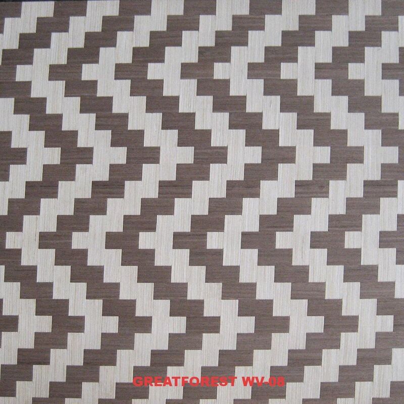 0.35mm Woven Wood Veneer New High-Grade Decorative Materials For Background Wall Paper