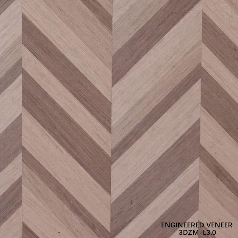 Chapa de Madeira Engenheirada 3D - Ecológica, Baixo Formaldeído 2500*640mm para Decoração de Interiores 3DZM-L3.0