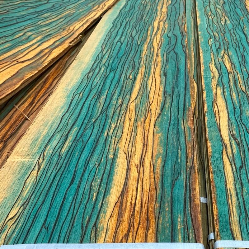 Finê de madeira natural tingida de plantas ecológicas, finê de madeira iridescente colorida e vibrante, finê decorativo sustentável para projetos de mobiliário de interiores 0,5 mm