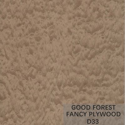 Folheado personalizado do canal de raiz de Burl Veneer Plywood Board Fancy