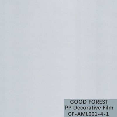 Grão de seda da cara da série reciclável Degradable do metal do filme do polipropileno