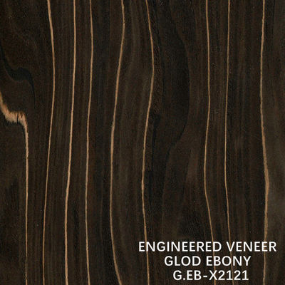 2500-3100MM folheado de madeira de ébano projetado x2121 ouro textura irregular cortado fatia para porta