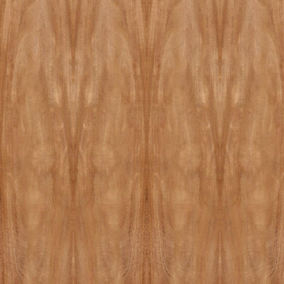 Coroa folheada de madeira de mogno natural africana tamanho padrão 2440*1220 mm para armário de porta FSC