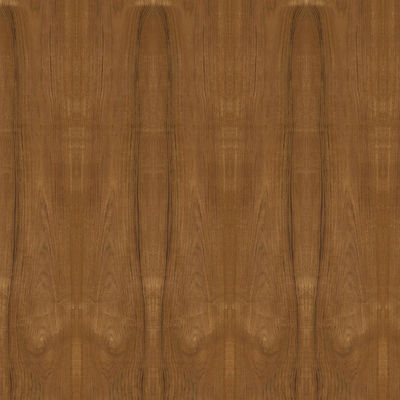 Teca natural Coroa Folheado de madeira contraplacado elegante Placa de aglomerado MDF Placa de base para móveis 2440 2745 mm Comprimento