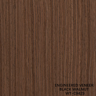 Fabricação de revestimento de madeira de noz de corte vertical WT-C942S / 943S / 983S / 992S para portas interiores