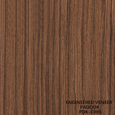 Fancy Engenharia Veneer de madeira de Quandong espessura 0,18-0,6 mm Para decoração de hotel pode ser personalizado PDK-08S/08C
