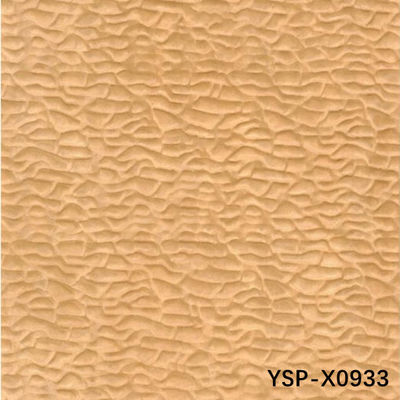 Folheado de Madeira de Camphor Sapele Amarelo Pommele de Alta Qualidade Incomum para Decoração de Hotel X0933 com 0,55mm de espessura