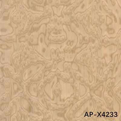 Cinza Sapele Pommele Finê de Madeira de Engenharia Tamanho Padrão 2500*640mm