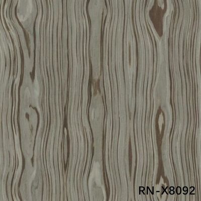0.50mm espessura Veneer de madeira artificial de romano para três flores mesma direção para o gabinete face X8092/X4092