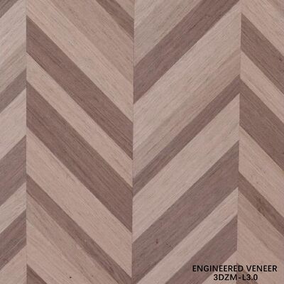 Chapa de Madeira Engenheirada 3D - Ecológica, Baixo Formaldeído 2500*640mm para Decoração de Interiores 3DZM-L3.0